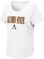 Colosseum Women's Alcorn State Braves White T-Shirt