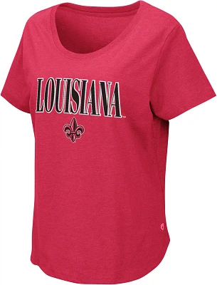 Colosseum Women's Louisiana-Lafayette Ragin' Cajuns Red T-Shirt