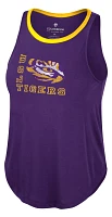 Colosseum Women's LSU Tigers Purple Whistle Down Swing Tank Top