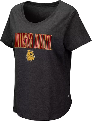 Colosseum Women's Minnesota-Duluth  Bulldogs Black T-Shirt