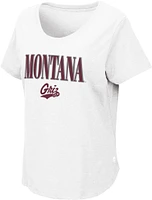 Colosseum Women's Montana Grizzlies White T-Shirt