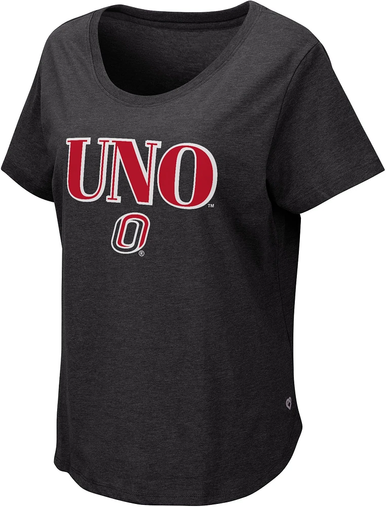 Colosseum Women's Nebraska-Omaha Mavericks Black T-Shirt