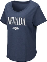 Colosseum Women's Nevada Wolf Pack Navy T-Shirt