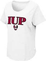 Colosseum Women's IUP Crimson Hawks White T-Shirt