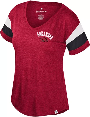 Colosseum Women's Arkansas Razorbacks Cardinal Delacroix T-Shirt