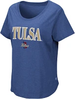 Colosseum Women's Tulsa Golden Hurricane Royal T-Shirt