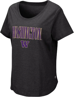 Colosseum Women's Washington Huskies Black T-Shirt