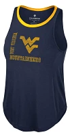 Colosseum Women's West Virginia Mountaineers Navy Whistle Down Swing Tank Top