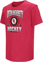 Colosseum Youth Boston University Terriers Red Hockey Playbook T-Shirt