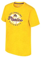 Colosseum Youth East Carolina Pirates Gold Will T-Shirt