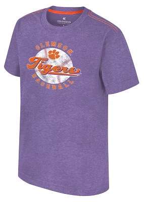 Colosseum Youth Clemson Tigers Purple Will T-Shirt