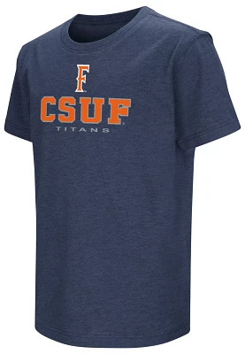 Colosseum Youth Cal State Fullerton Titans Navy T-Shirt