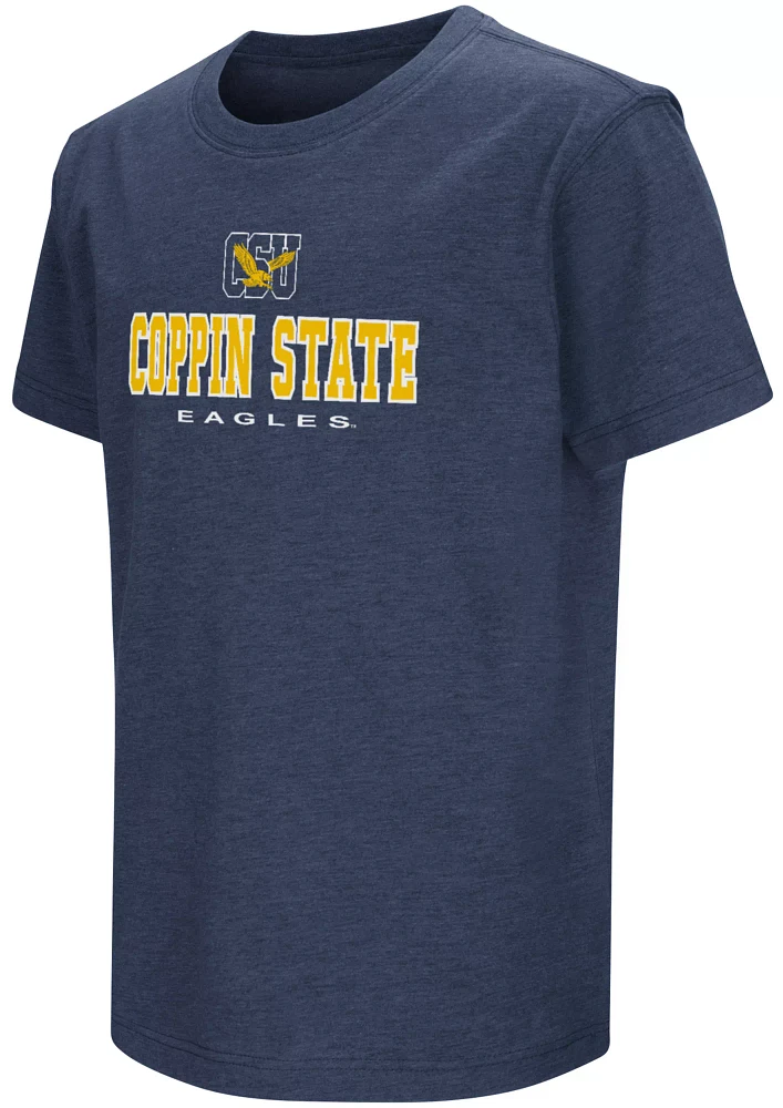 Colosseum Youth Coppin State Eagles Navy T-Shirt