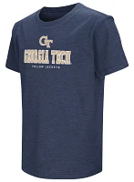 Colosseum Youth Georgia Tech Yellow Jackets Navy T-Shirt