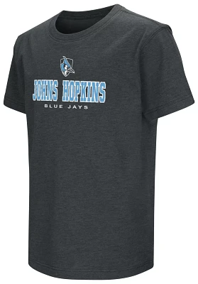 Colosseum Youth Johns Hopkins Blue Jays Black T-Shirt