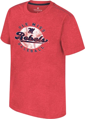 Colosseum Youth Ole Miss Rebels Red Will T-Shirt