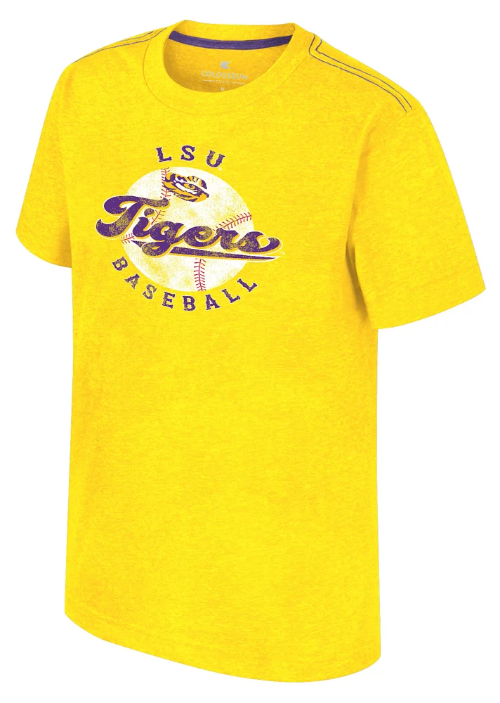 Colosseum Youth LSU Tigers Maize Will T-Shirt