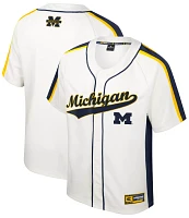 Colosseum Youth Michigan Wolverines Cream Ruth Replica Baseball Jersey