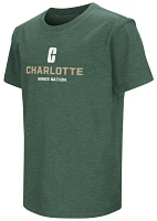 Colosseum Youth Charlotte 49ers Green T-Shirt