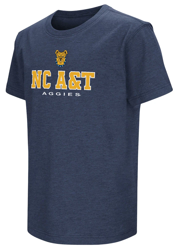 Colosseum Youth North Carolina A&T Aggies Navy T-Shirt