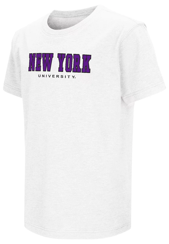 Colosseum Youth NYU Violets White T-Shirt