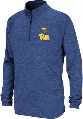 Colosseum Youth Pittsburgh Panthers Charcoal 1/4 Zip Pullover