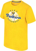 Colosseum Youth Pitt Panthers Gold Will T-Shirt