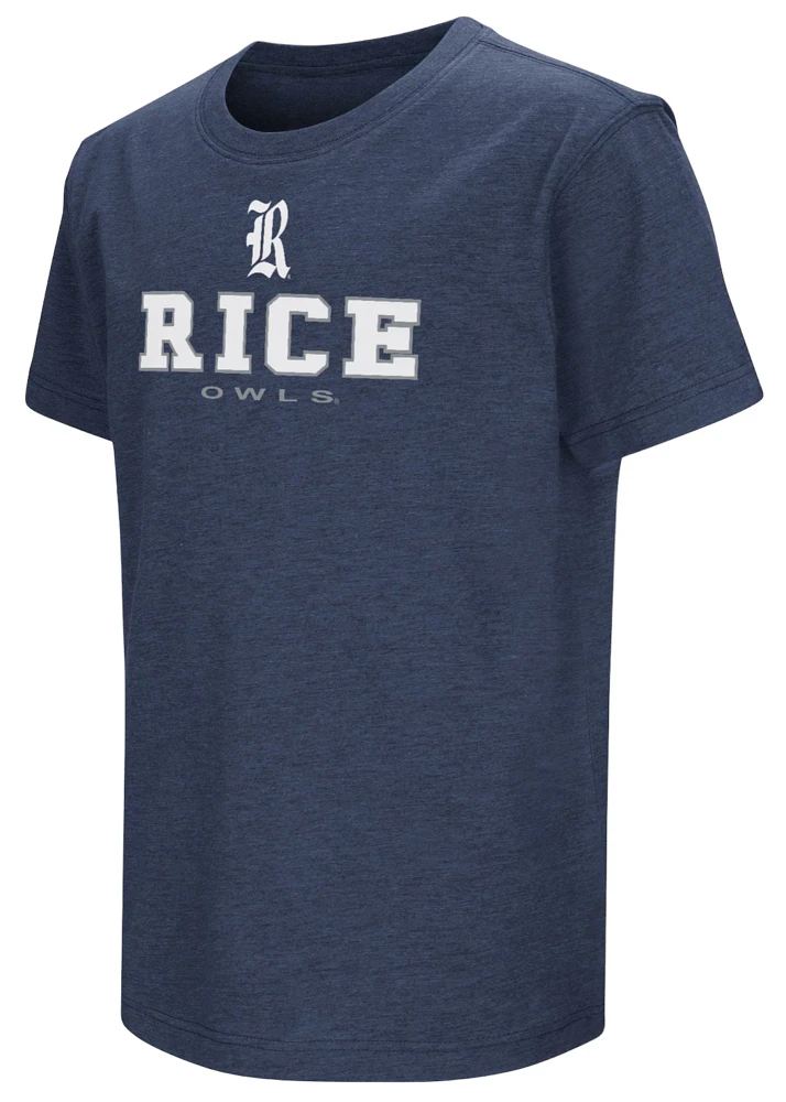 Colosseum Youth Rice Owls Navy T-Shirt