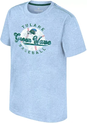 Colosseum Youth Tulane Green Wave Light Blue Will T-Shirt