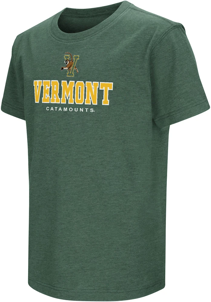 Colosseum Youth Vermont Catamounts Green T-Shirt