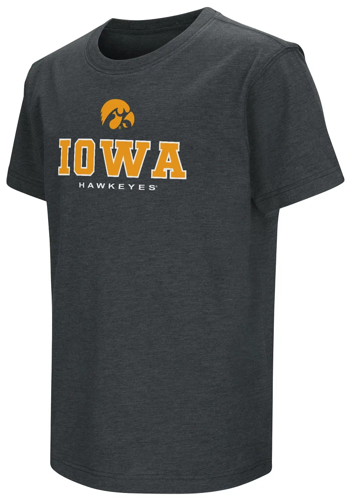 Colosseum Youth Iowa Hawkeyes Black T-Shirt