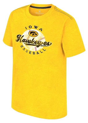 Colosseum Youth Iowa Hawkeyes Gold Will T-Shirt