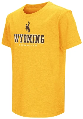 Colosseum Youth Wyoming Cowboys Gold T-Shirt