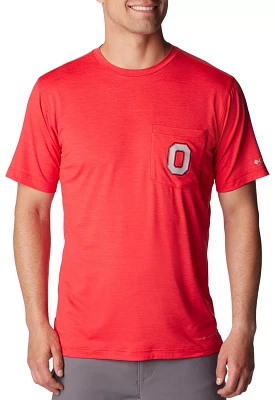 Columbia Men's Ohio State Buckeyes Scarlet Tech Trail Performance Shirt