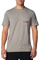 Columbia Men's LSU Tigers Grey Tech Trail Performance Shirt