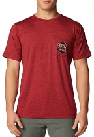 Columbia Men's South Carolina Gamecocks Garnet Tech Trail Performance Shirt