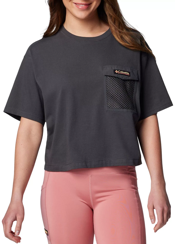 Columbia Women's Painted Peak Short Sleeve Crop Top