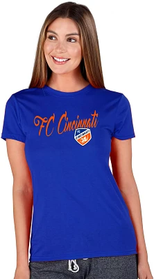 Concepts Sport Women's FC Cincinnati Marathon Blue T-Shirt