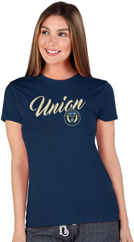 Concepts Sport Women's Philadelphia Union Marathon Navy T-Shirt