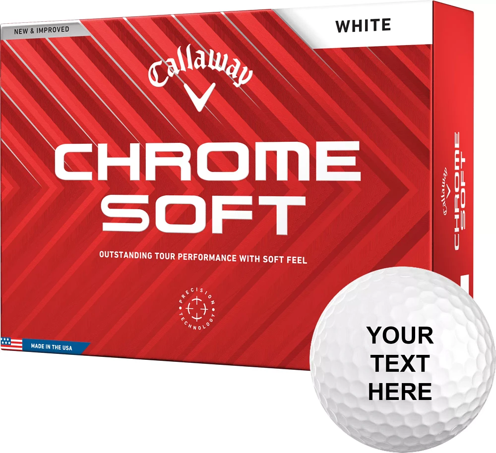 Callaway 2024 Chrome Soft Personalized Golf Balls