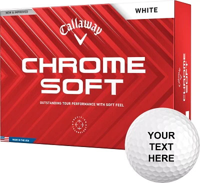 Callaway 2024 Chrome Soft Personalized Golf Balls