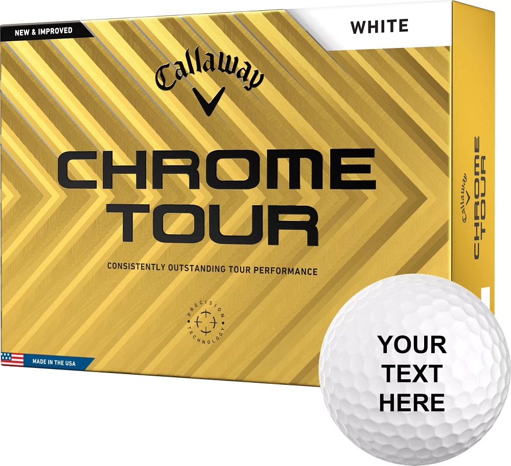 Callaway 2024 Chrome Tour Personalized Golf Balls