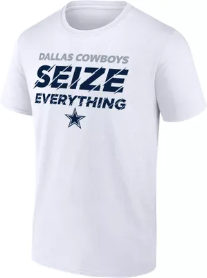 Dallas Cowboys Men's 'Seize Everything' White T-Shirt