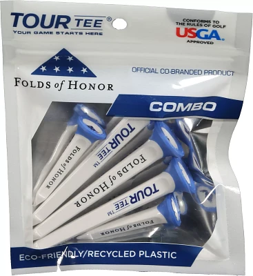 Tour Tee Folds of Honor Combo Golf Tees - 5 Pack