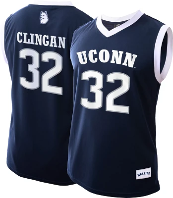Genuine Collective Men's Connecticut Huskies Donovan Clingan #32 Navy Replica Basketball Jersey