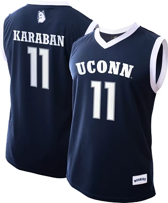 Genuine Collective Men's Connecticut Huskies Alex Karaban #11 Navy Replica Basketball Jersey