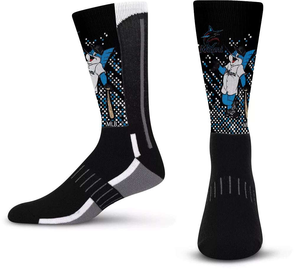 For Bare Feet Youth Miami Marlins Mascot Socks