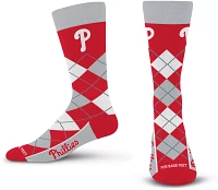 For Bare Feet Philadelphia Phillies Argyle Socks