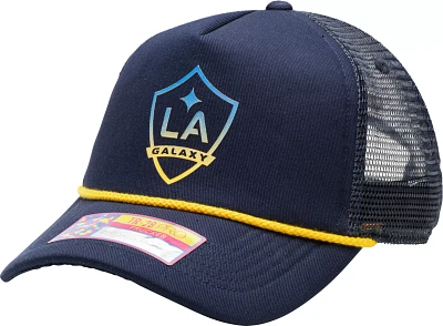 Fan Ink Adult Los Angeles Galaxy Atmosphere Navy Trucker Hat