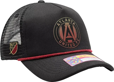 Fan Ink Adult Atlanta United Atmosphere Black Trucker Hat